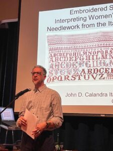 Dr. Jjoseph Sciorra speaking at IAMLA